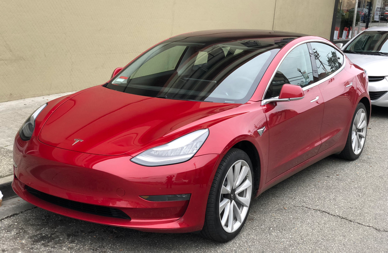 Illustration for article titled The Tesla Model 3 Looks Like a Science Fiction Movie Car